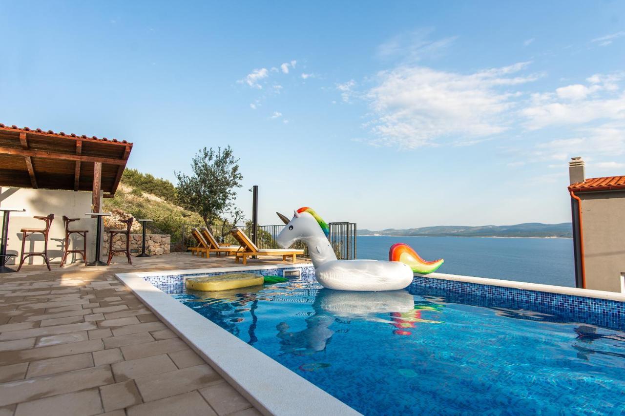 Exclusive Villa Almissa With Swimming Pool And Sea View Lokva Rogoznica Kültér fotó